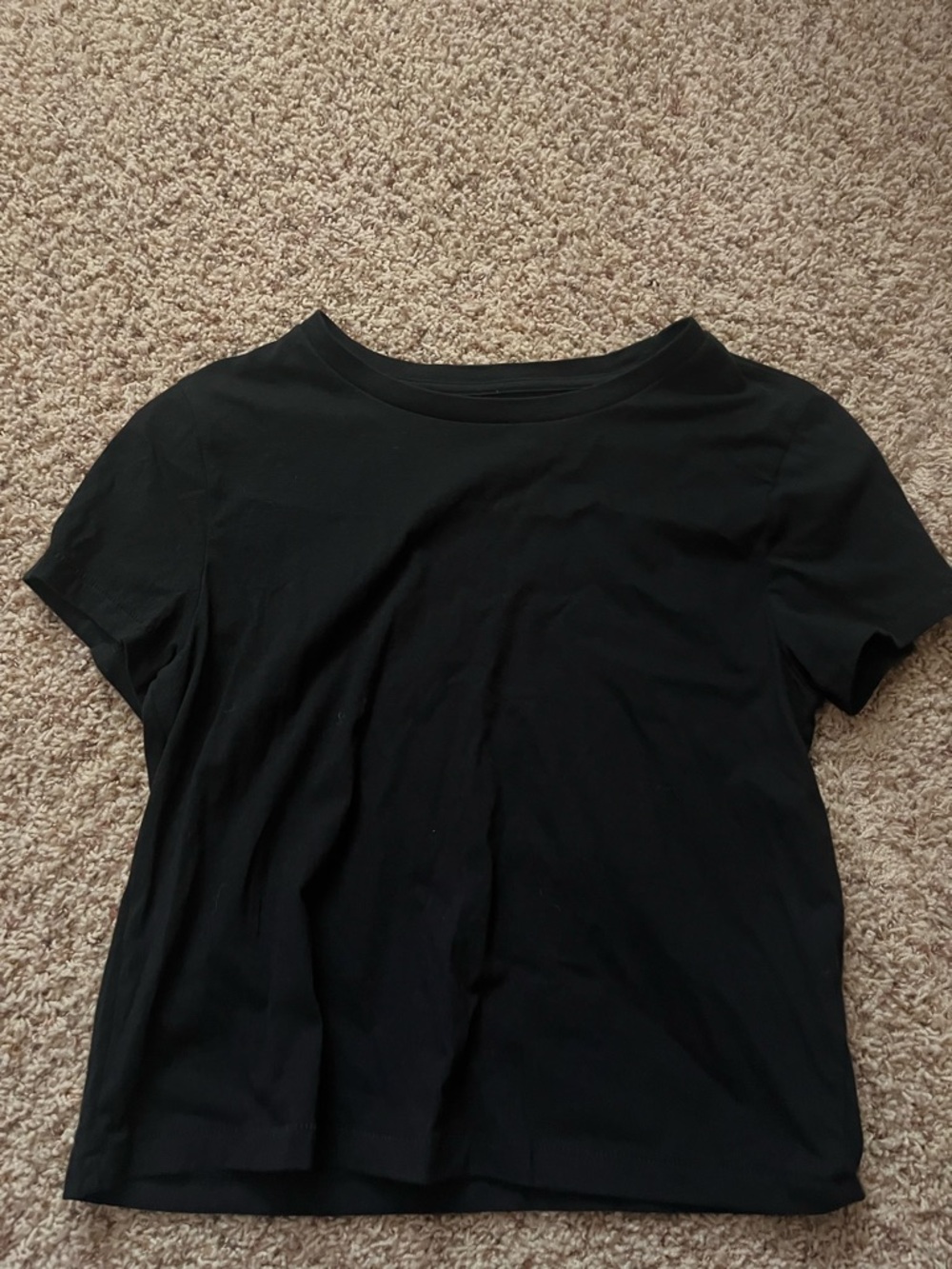 Universal Thread Black Short Sleeve Crewneck Tee